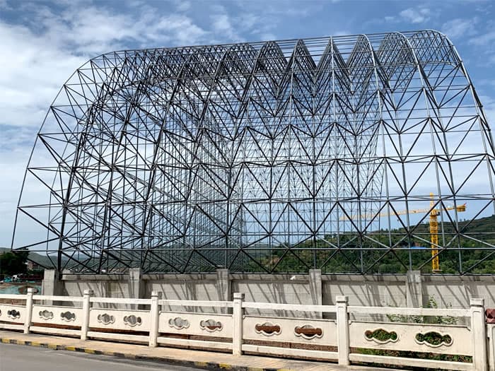 通化山寨矿储煤棚网架